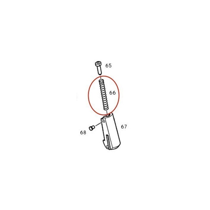 Hammer Spring for  KJW / ASG M1911 / KP-06