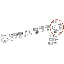 Valve Chamber for ASG CZ75 P07 Duty