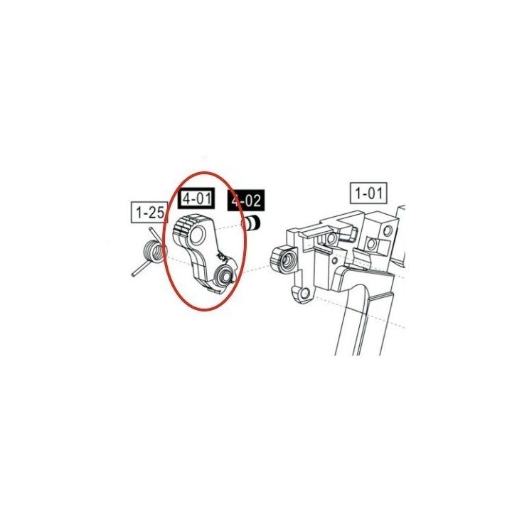 Hammer for CZ75 P-07 Duty