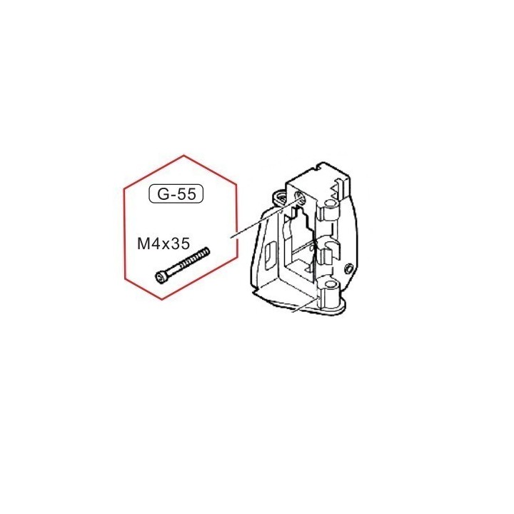 Screw Gearbox Support for G36