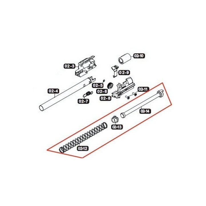 Recoil Spring Guide for VFC / Cybergun FNX-45