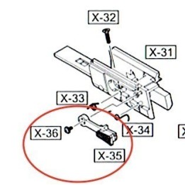 Slide Stop Lever for WE XDM
