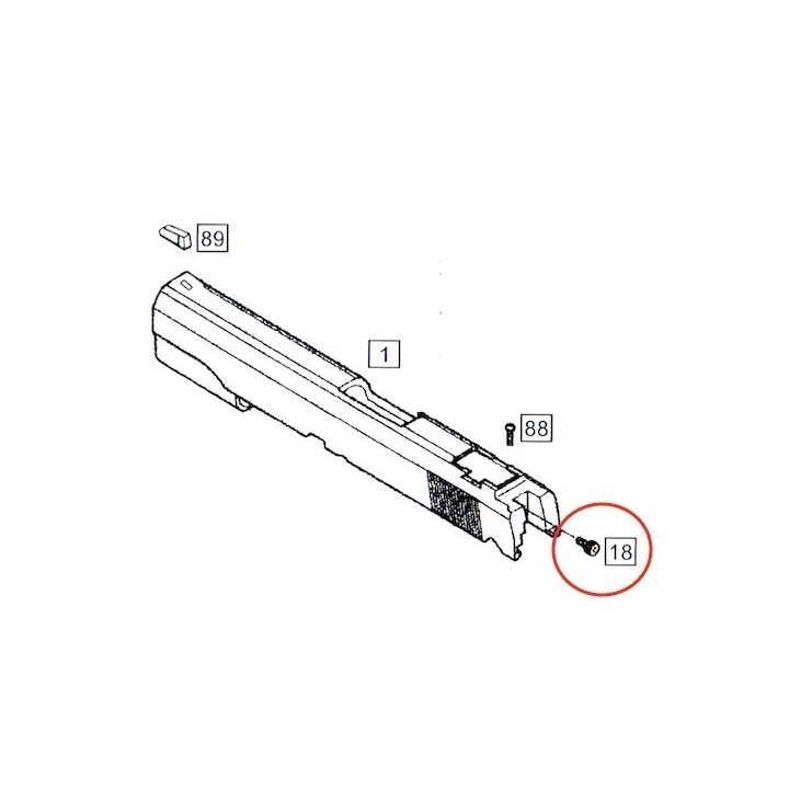 Piston Screw for WE Hi-Capa