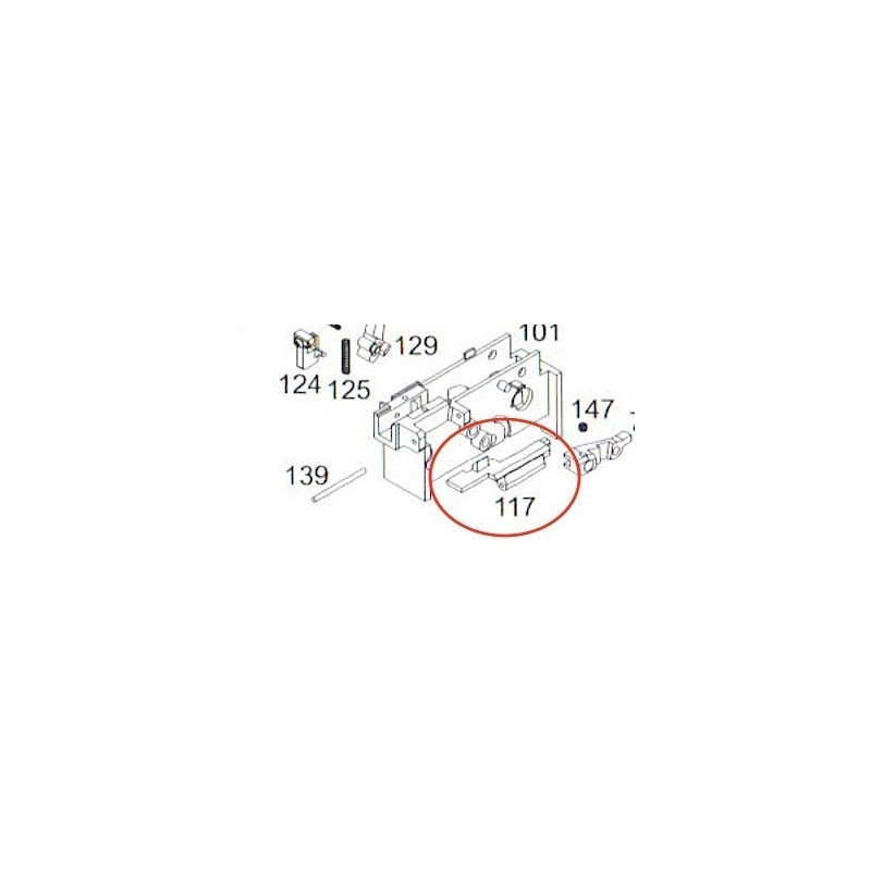 Trigger Bloc Pin for WE L85