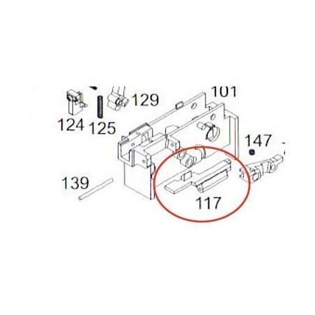 Trigger Bloc Pin for WE L85