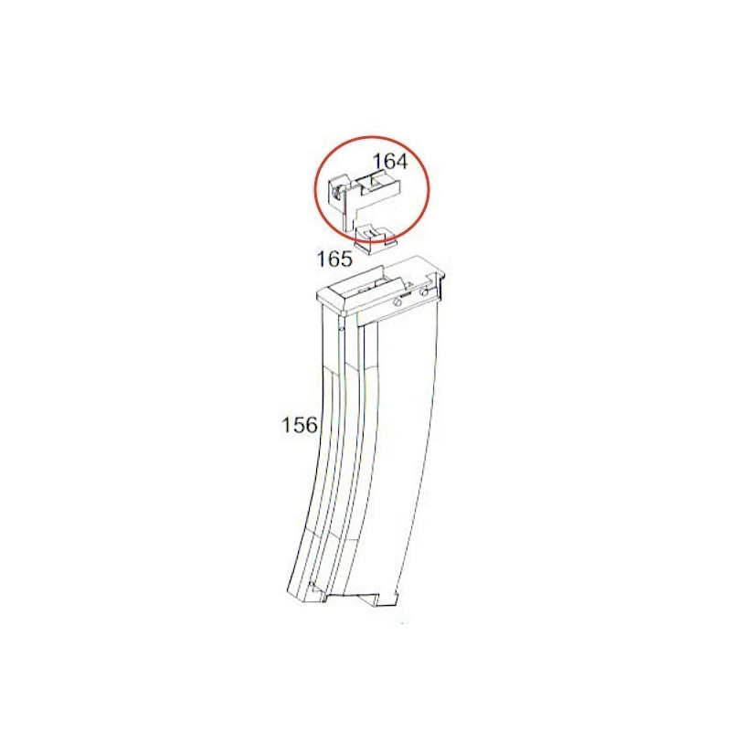 Magazine Lip for WE L85