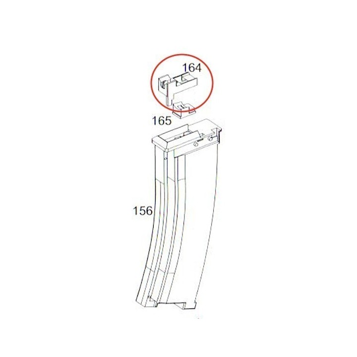 Magazine Lip for WE L85