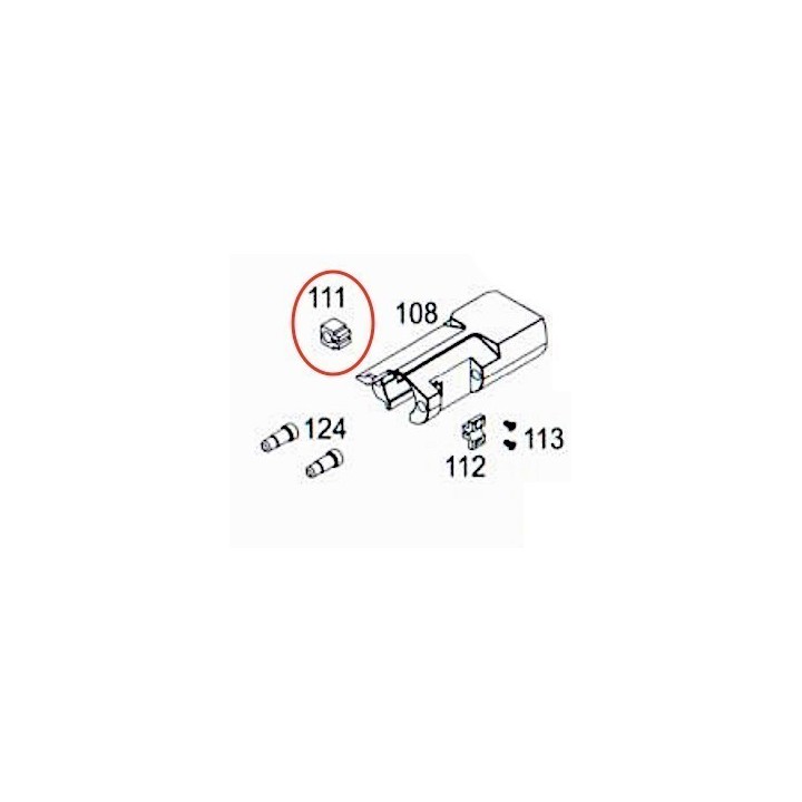 Bolt Guide for WE P90