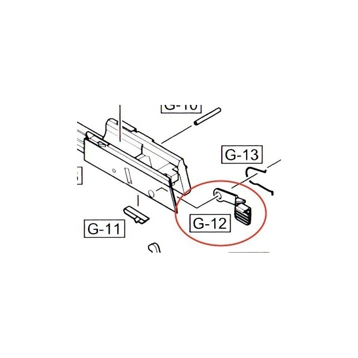 Slide Stop for WE M&P Big Bird