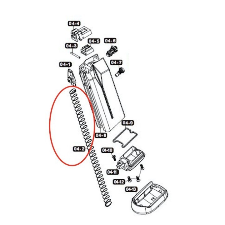 Magazine Spring for VFC / Cybergun FNX-45