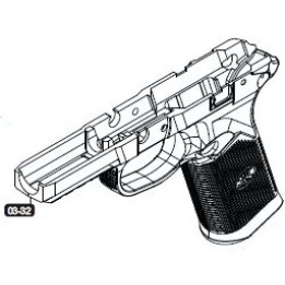 Frame for VFC / Cybergun FNX-45