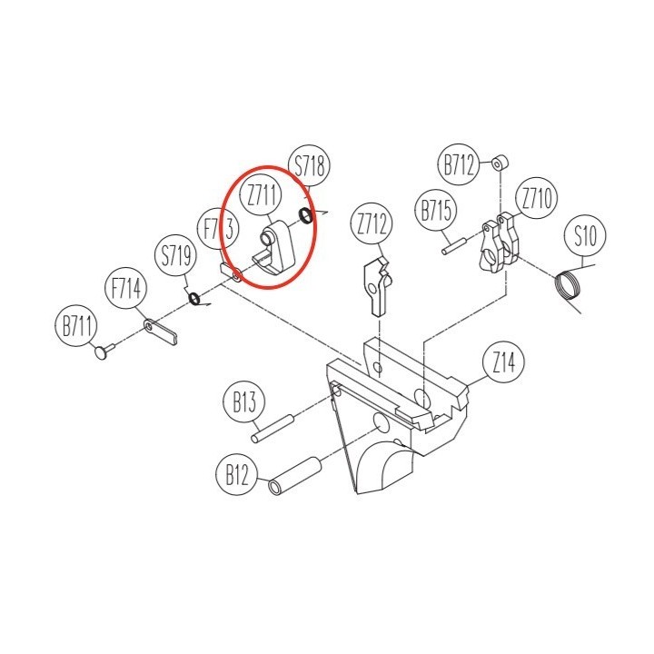 Firing Pin for KWC KCB-12AHN / Sigma SW40