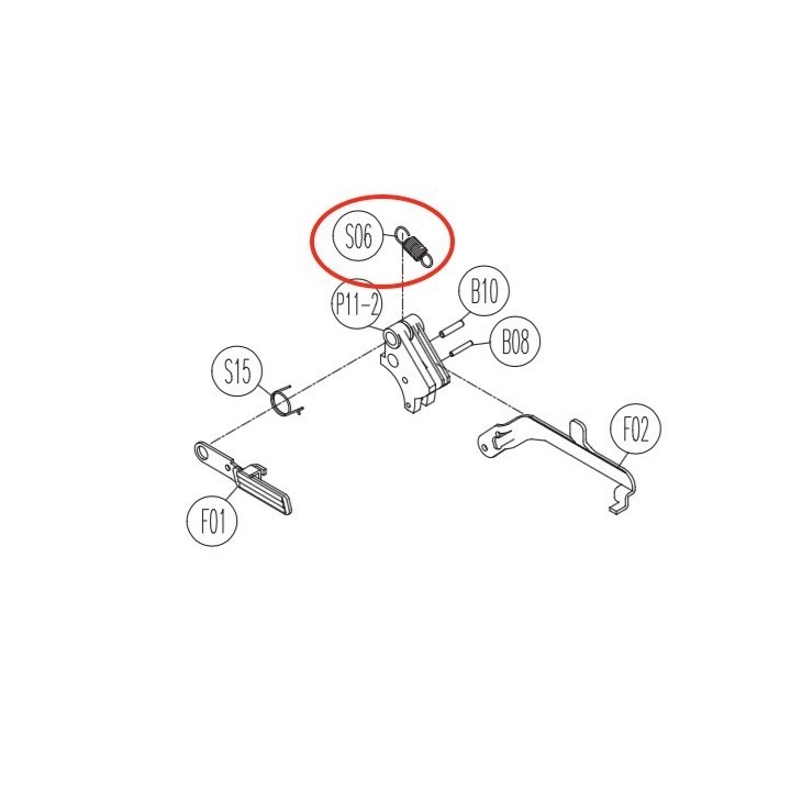Trigger Bar Spring for KWC KCB-12AHN / Sigma SW40