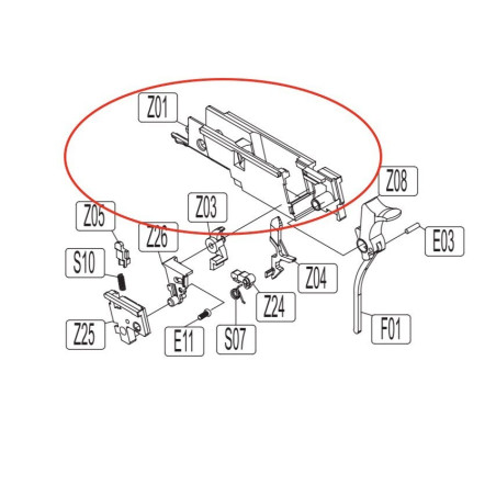 Chassis for KWC KCB-76 / M1911