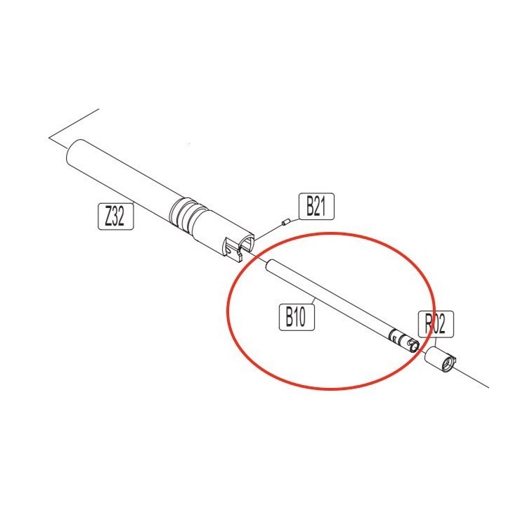 Inner Barrel for KWC KCB-76 / M1911