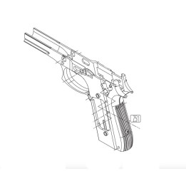 Frame for KWC KCB-15 / PT92 / PT99