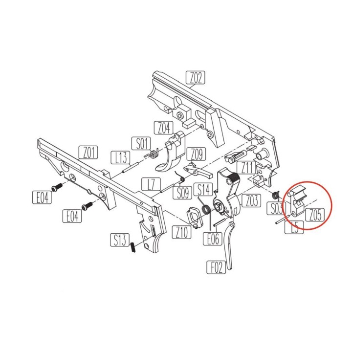 Hammer Catch for KWC KCB-15 / PT92 / PT99