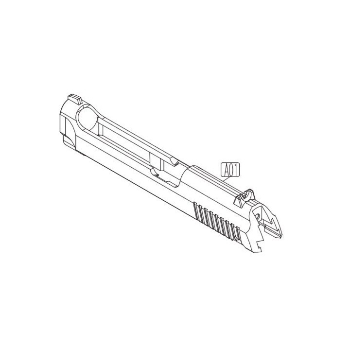 Metal Slide for KWC KCB-15 / PT92 / PT99