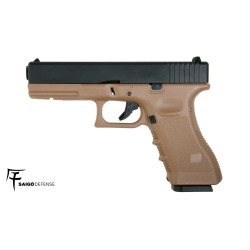 SAIGO 17 GAS BLOWBACK METAL SLIDE TAN