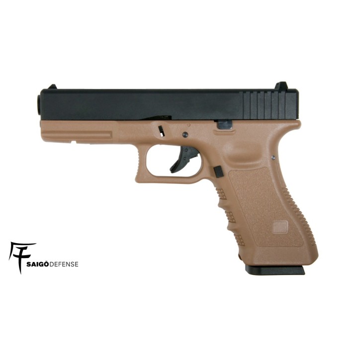 SAIGO 17 GAS BLOWBACK METAL SLIDE TAN