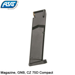 Chargeur réplique poing, GNB, Gaz, CZ 75D Compact
