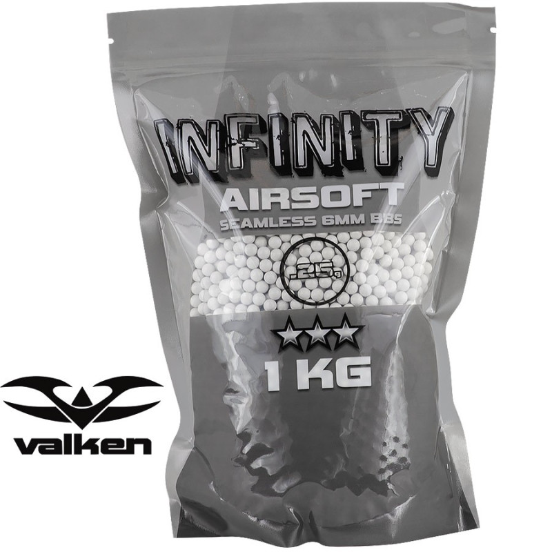Airsoft : BBs - Infinity 0.25g-1 KG-White