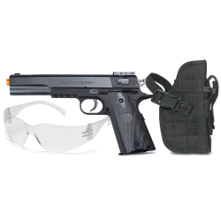 Colt 1911 Pistol kit avec holster et lunettes de sécurité