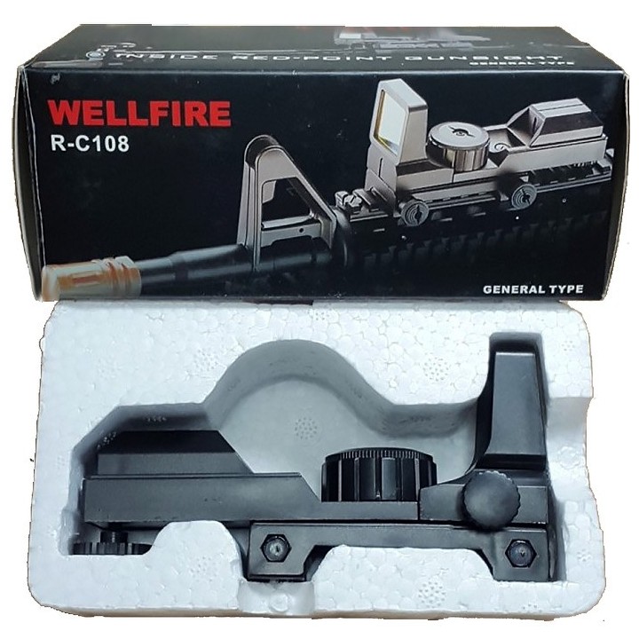 Red Dot Airsoft R-C108 Reflex Sight Replica