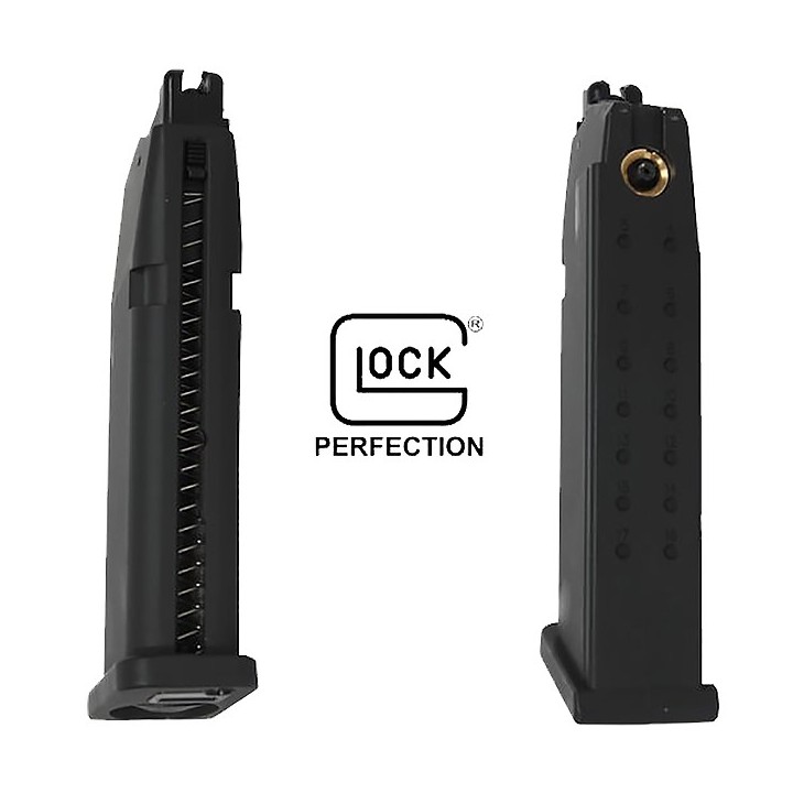 airsoft GLOCK G17 6mm GBB Full metal 16 BBs 1,4J-C6