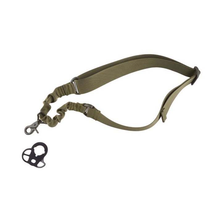 One-point Bungee Tactical Sling Belt with Mount Black Eagle Corporation 2K20