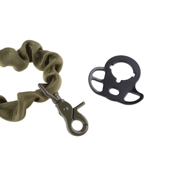 One-point Bungee Tactical Sling Belt with Mount Black Eagle Corporation 2K20