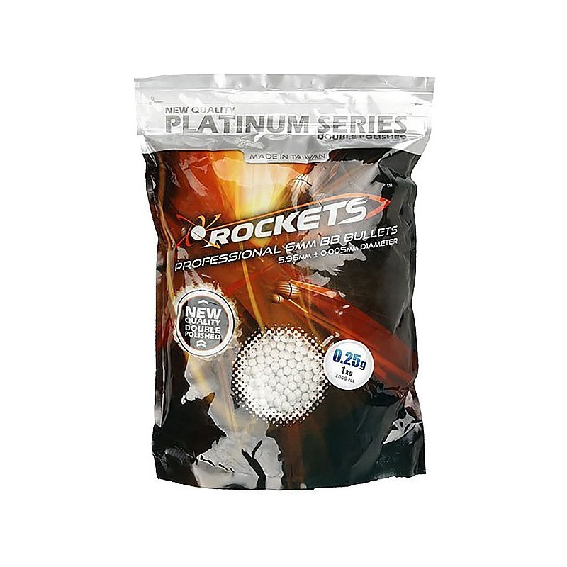 Rockets Platinum Series 0.25g BB pellets