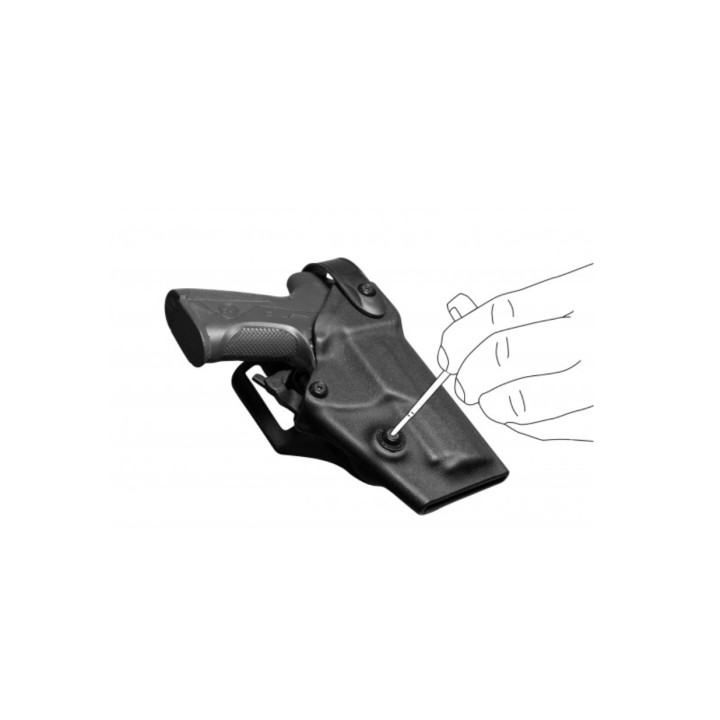 Holster droitier Vegatek Short VKS8 noir pour SIG PRO 2022