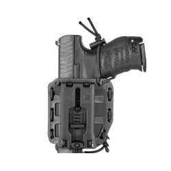 Holster ambidextre Bungy 8BL noir pour toute arme de poing