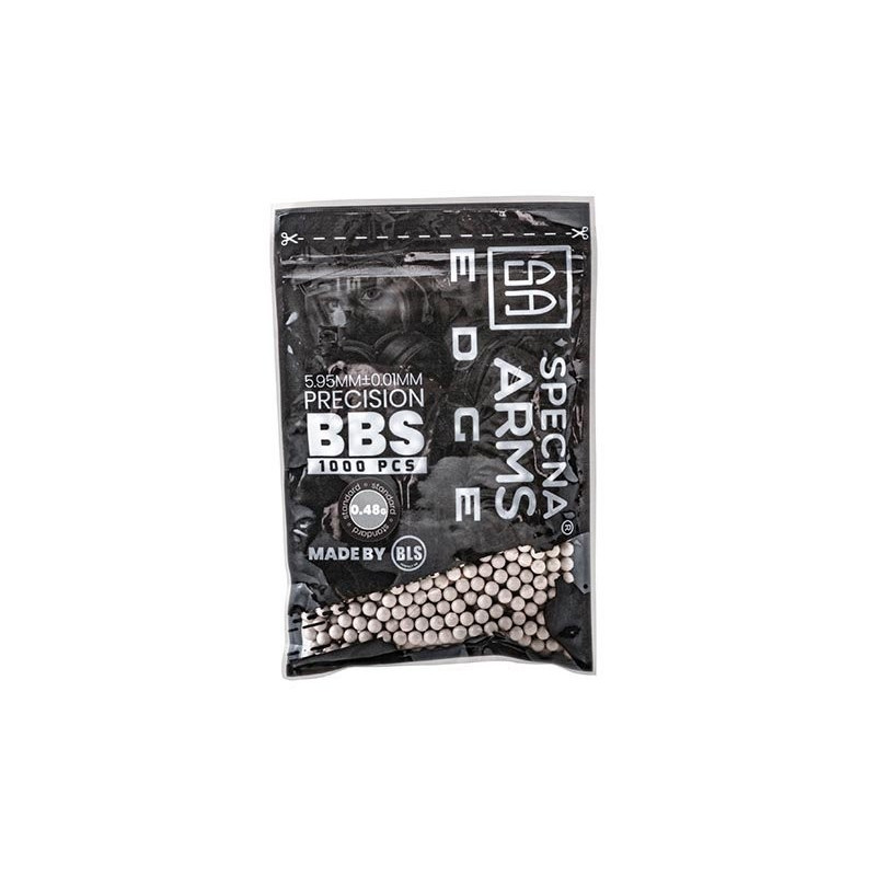 0.48g Specna Arms EDGE Precision BBs - 1000 BBs - Ivory