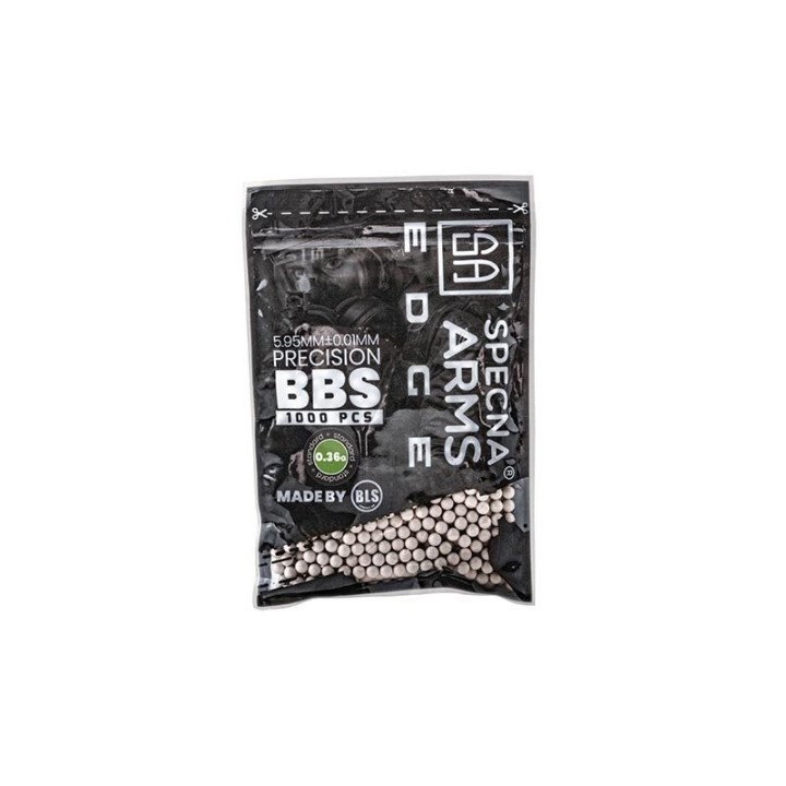 0.36g Specna Arms EDGE Precision BBs - 1000 BBs - Ivory