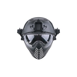 CASQUE TYPE FAST ET MASQUE DELTA TACTICS BLACK