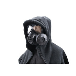 Replica p-gas mask with cooling system - black