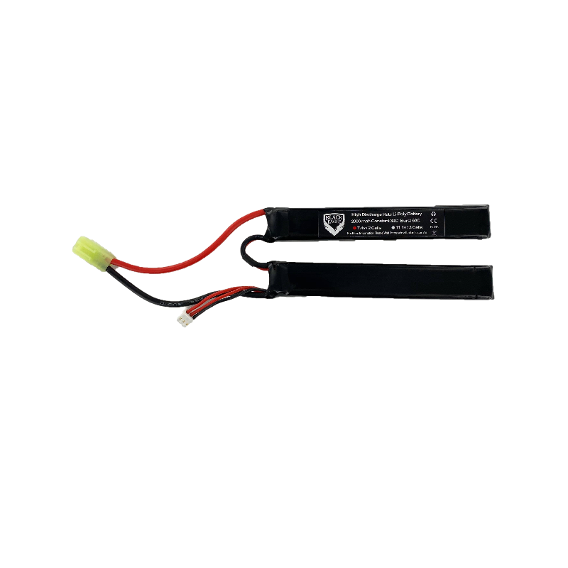 2000mah 7.4V 30C lipo battery nunchuck type with small tamiya