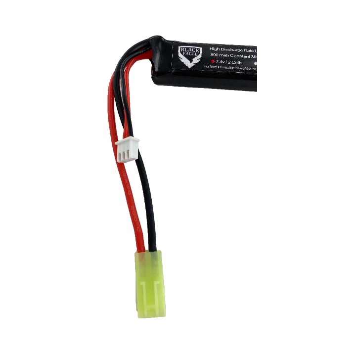7.4V 800mah 90mm x 17mm x 9mm with mini tamiya