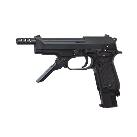 Réplique de poing, GBB, MS, M93R II, Noir, LP