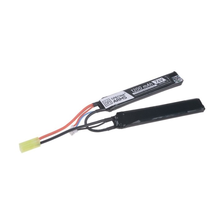 LiPo 7,4V 1200mAh 15/30C Battery - Butterfly Configuration