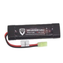 9.6V 1600mah nimh battery with mini tamiya Black Eagle