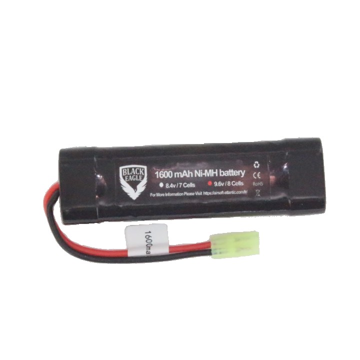 9.6V 1600mah nimh battery with mini tamiya Black Eagle