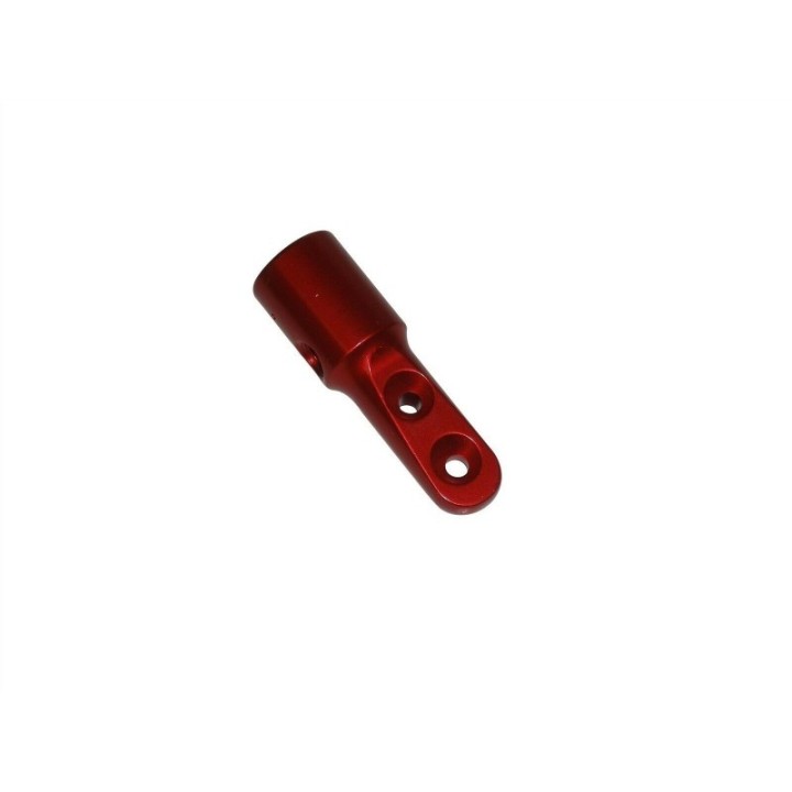Angled "Duck bill" bottomline adapter rouge