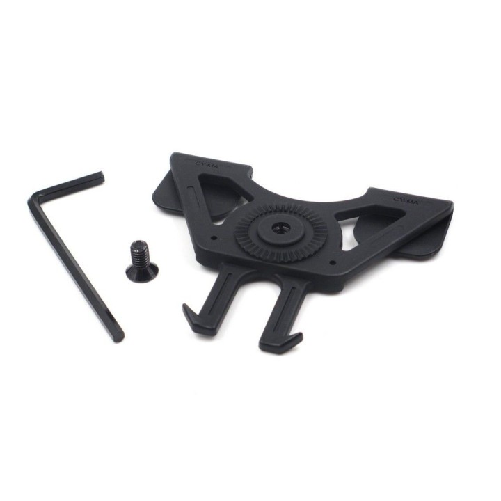 Adaptateur Molle pour holster à fixation rotative par Amomax