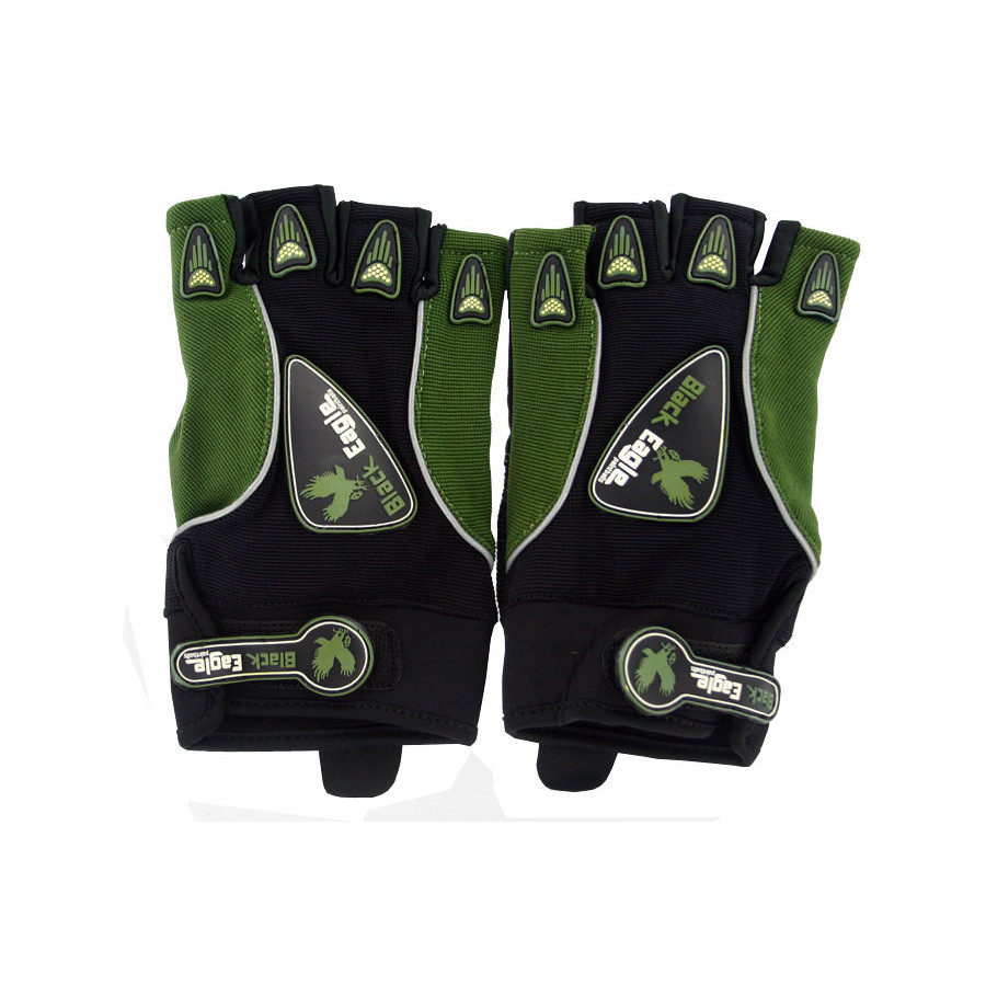 Mitaines airsoft vert taille L