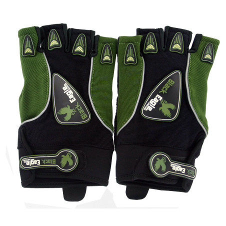 Mitaines airsoft vert taille L