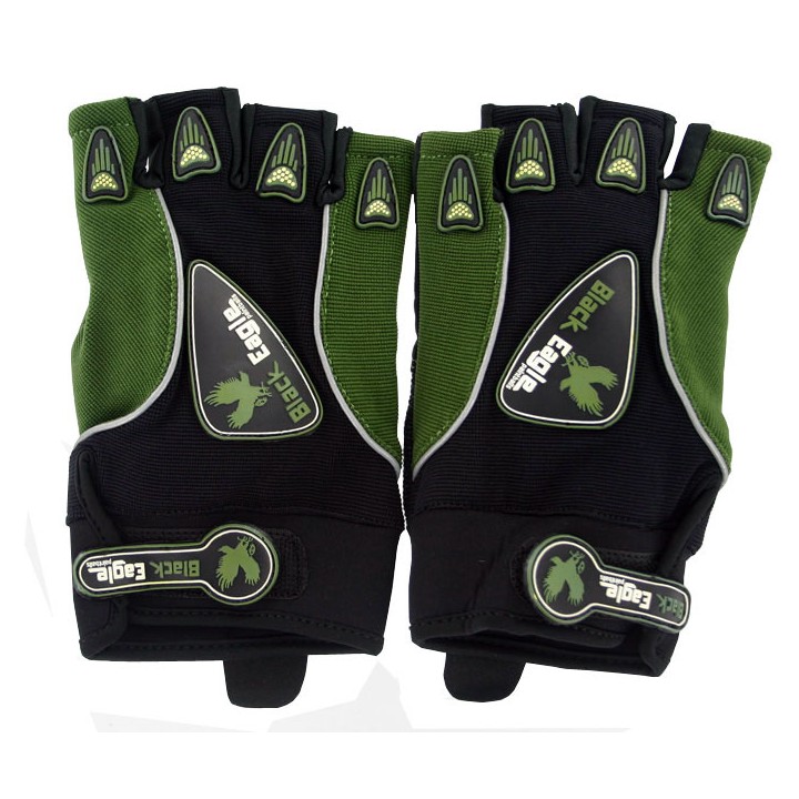Mitaines airsoft vert taille L