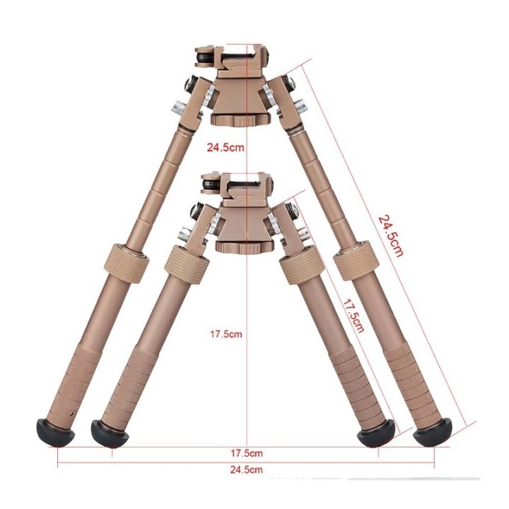 BT10-LW17-Atlas Bipod Tan Black Eagle - Bipod